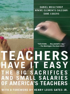 cover image of Teachers Have It Easy